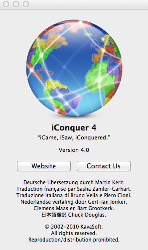 iConquer 4.0 : About