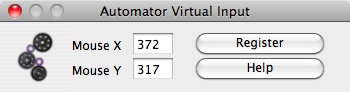 Automator Virtual Input 3.0 : General View
