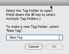 Tag Folders 2.6 : Main window