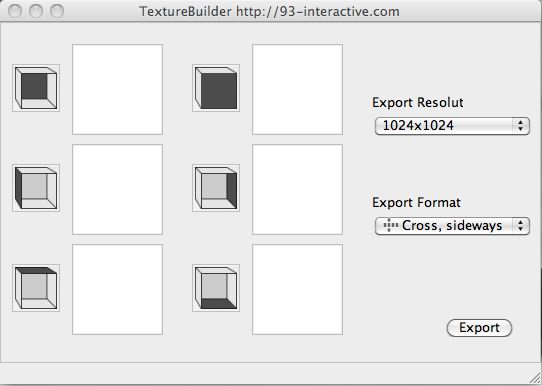 TextureBuilder 1.0 : Main window