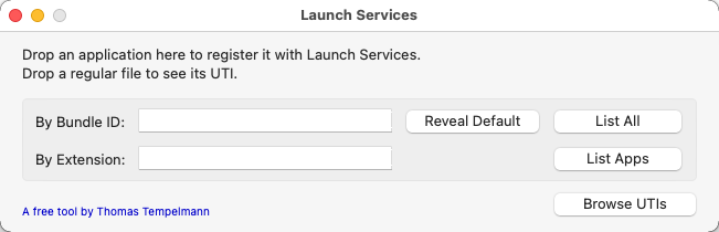 Launch Services 2.2 : Main Window