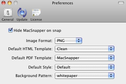 MacSnapper 1.1 : Preferences