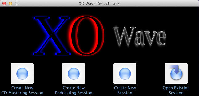 XO Wave 1.0 : Main Window