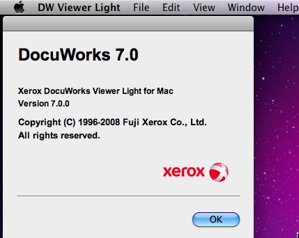 DocuWorksViewerLight 7.0 : Main window