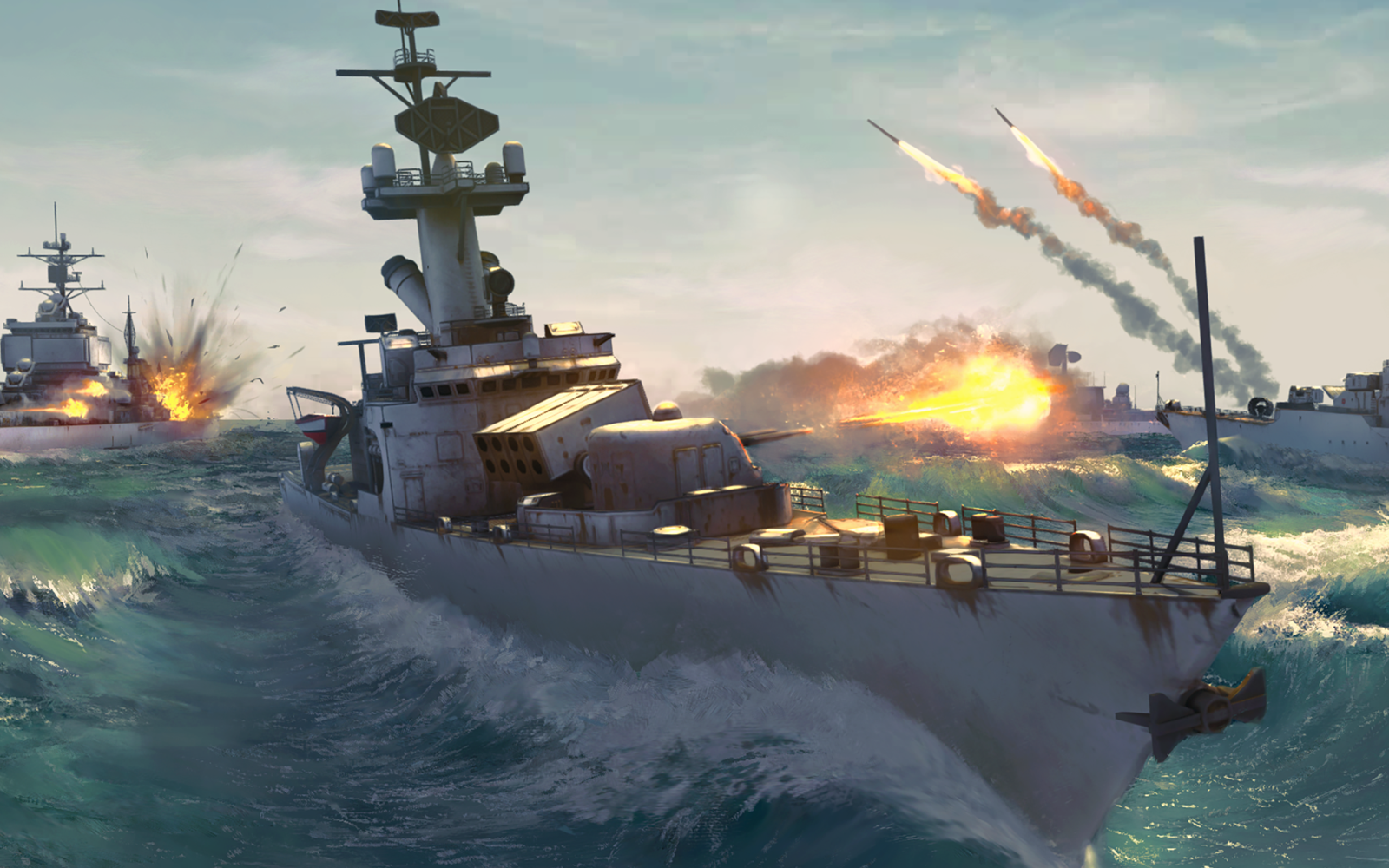 Force of Warships 5.0 : Main Window