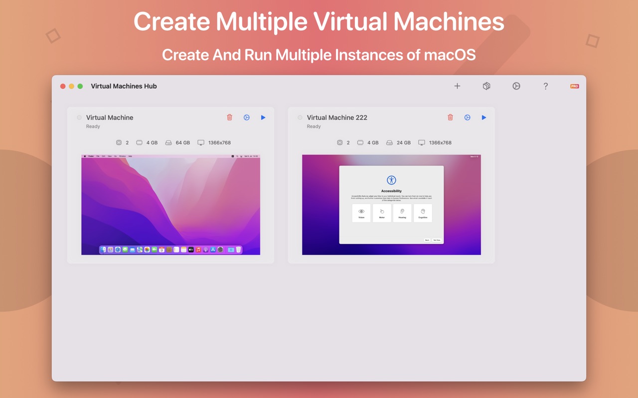 Virtual Machines Hub 1.5 : Main Window