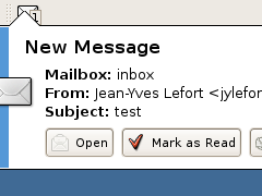 Notification Mail 5.4 : Main window