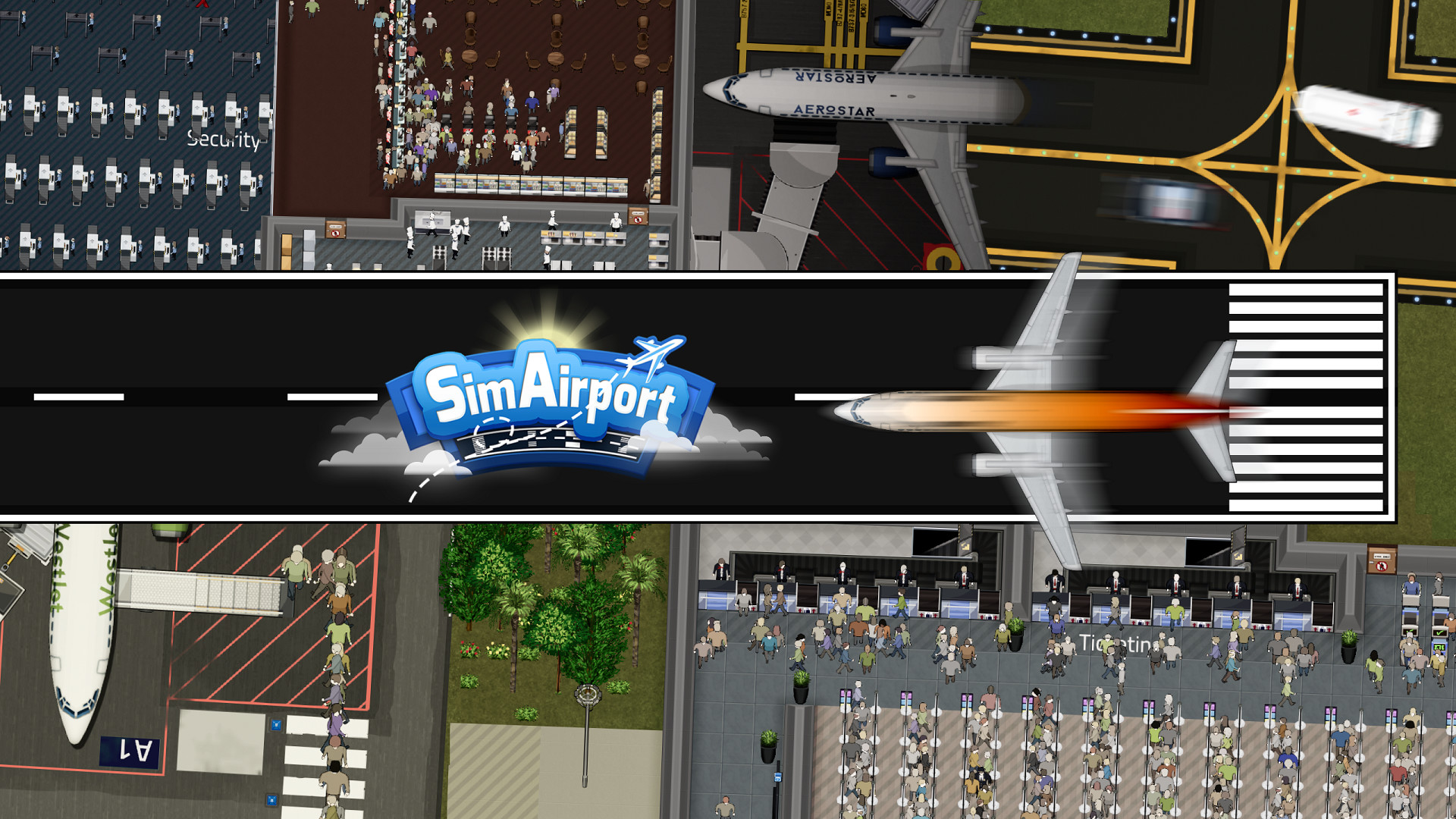 SimAirport 1.4 : Main Window