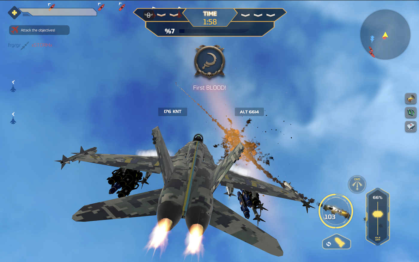 Sky Fighters 2.0 : Main Window