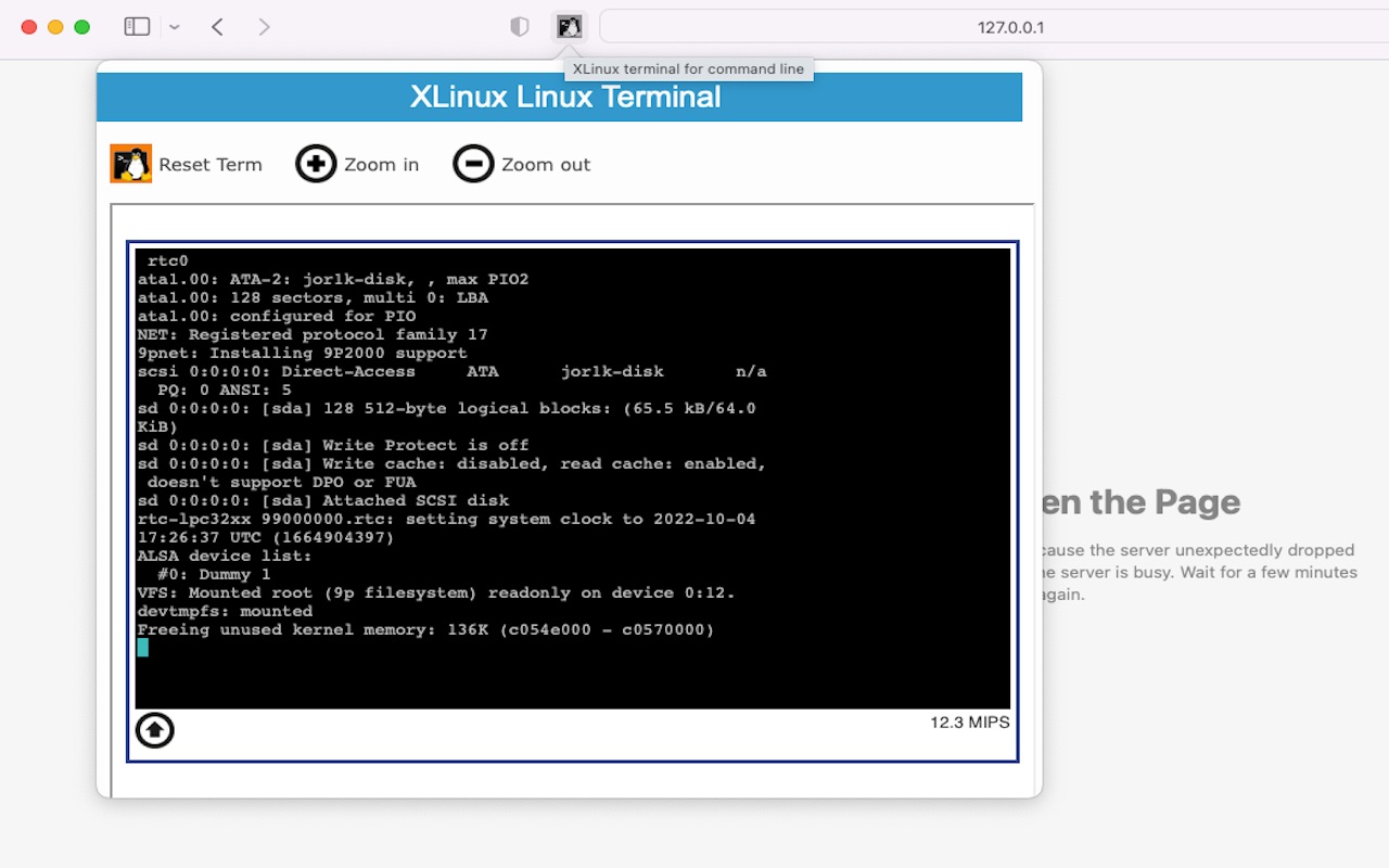 XLinux OS 1.0 : Main Window