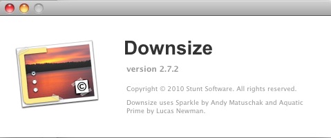 Downsize 2.7 : About