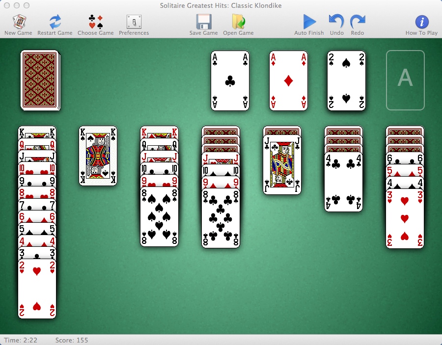 Solitaire Greatest Hits : Main Window