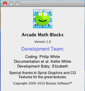 Arcade Math Blocks 1.0 : About
