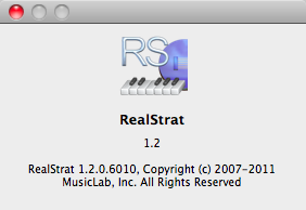 RealStrat 1.2 : Program version