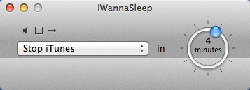 iWannaSleep 1.2 beta : Main Window