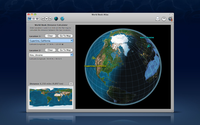 World Book Atlas 3.1 : World Book Atlas screenshot