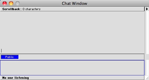 iVisit 3.8 : Chat Window