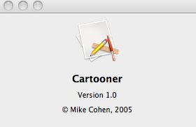 Cartooner 1.0 : Main window