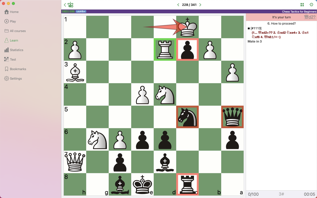 ChessKingLearn 2.1 : Main Window