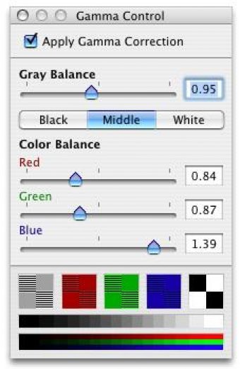 Gamma Control Mac Os X