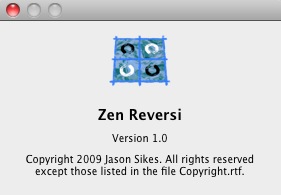 Zen Reversi 1.0 : About