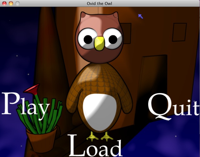 Ovid the Owl 1.5 : Main menu