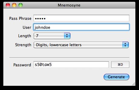 Mnemosyne 1.0 : Main window