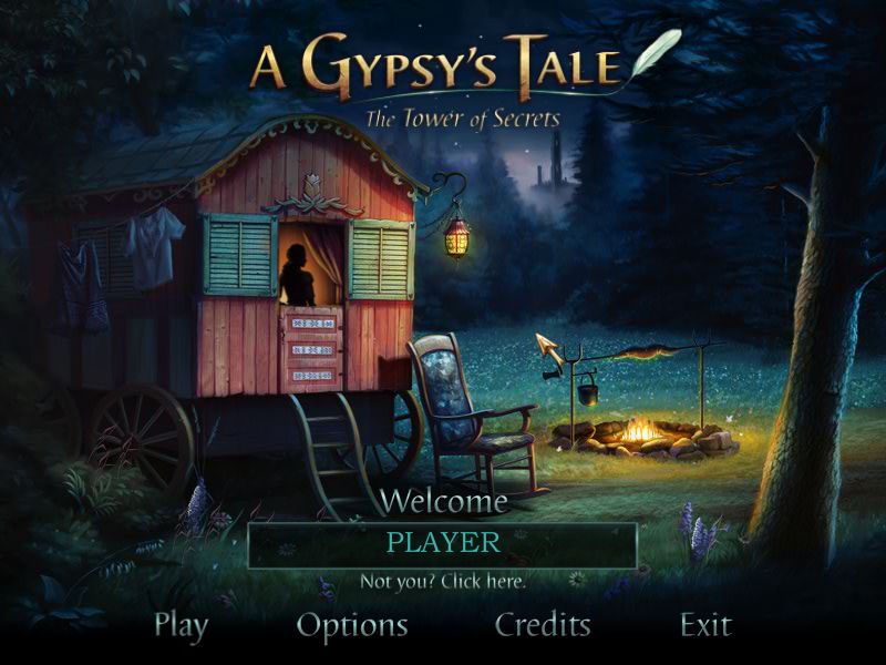 A Gypsy's Tale: The Tower of Secrets 1.0 : Welcome screen