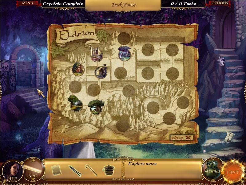 A Gypsy's Tale: The Tower of Secrets 1.0 : Eldrion map