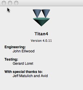 Titan4 4.0 : Main window