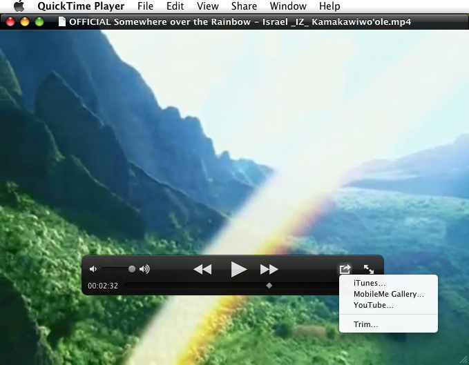 QuickTime Player 10.0 : Video Playback and Options