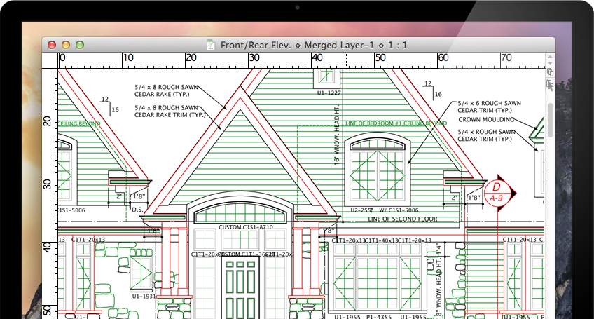MacDraft Pro 6.2 : Create precise Architectural Elevations!