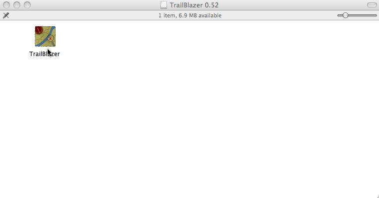 TrailBlazer 0.5 : Main window