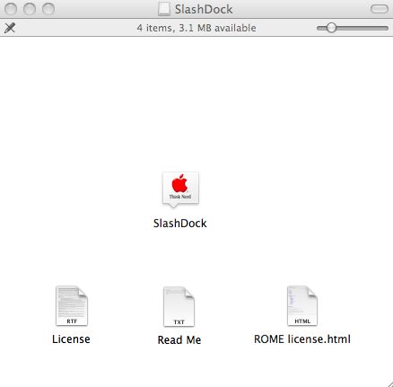 SlashDock 2.6 : Main window