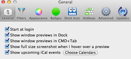 DockView : Preferences