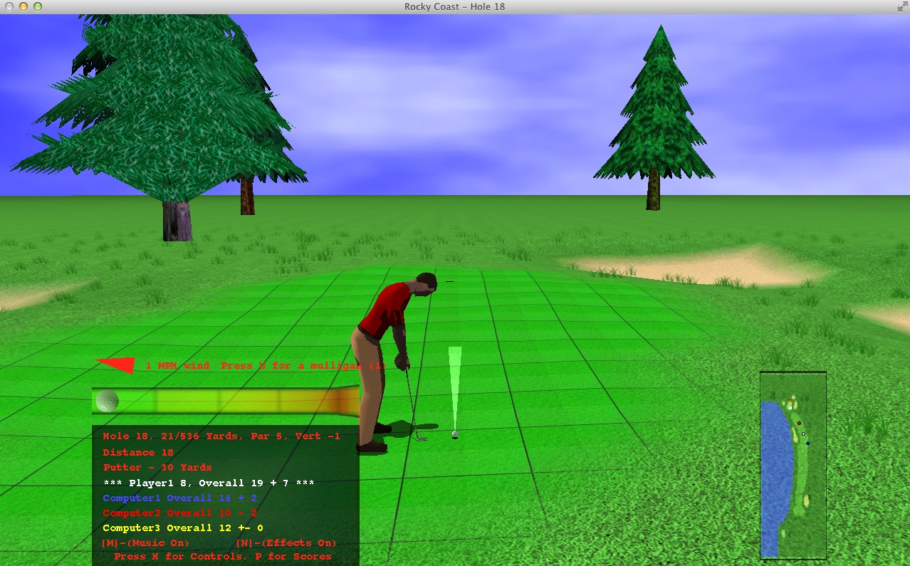 GL Golf 2.3 : Gameplay