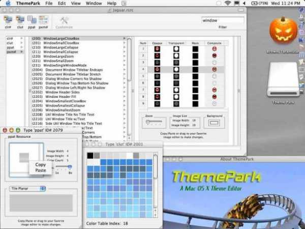 ThemePark 4.1 : Main window