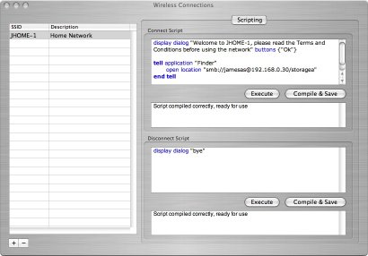 WiFiScriptor 0.2 : Main window