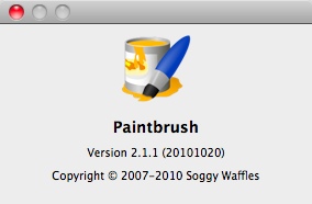 Paintbrush 2.1 : About window