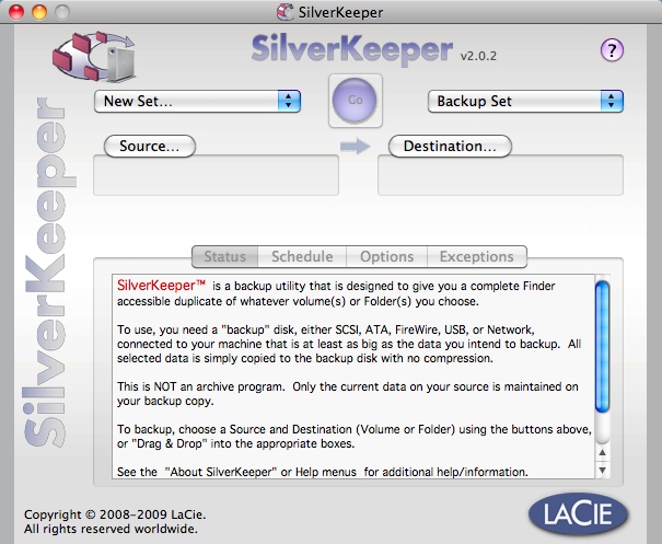 SilverKeeper : Main window