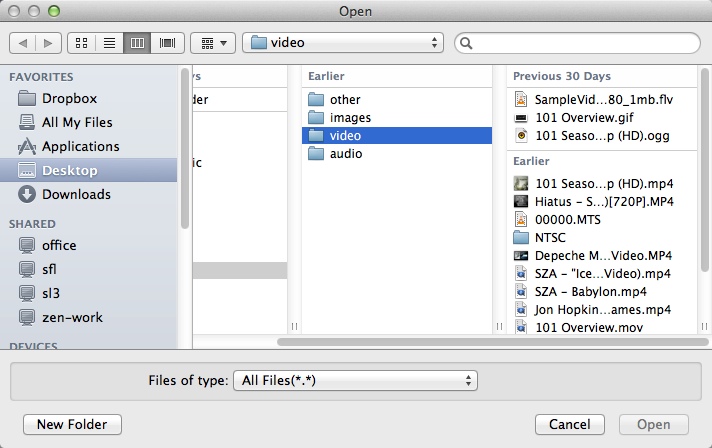 4Media iPhone Ringtone Maker 3.2 : Selecting Input File