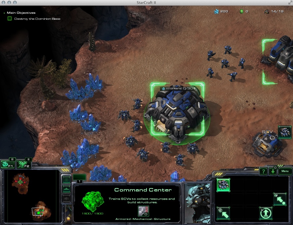 StarCraft II 2.0 : Gameplay Window