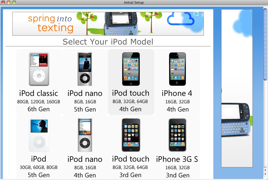 Videora iPhone 3GS Converter 6.0 : Welcome screen