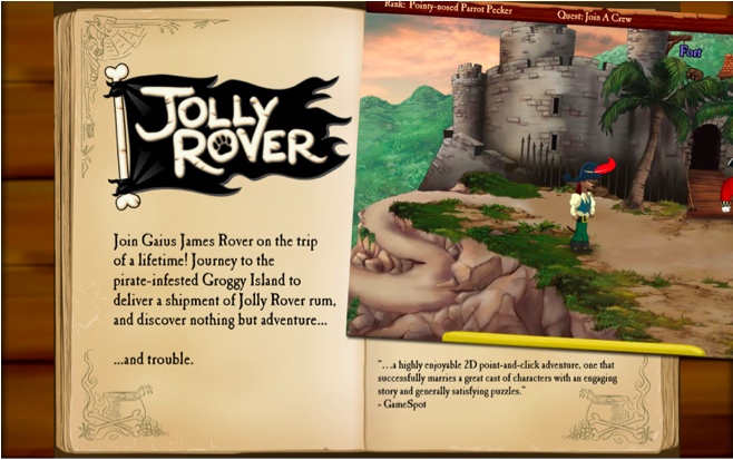 Jolly Rover Demo 1.0 : Main window