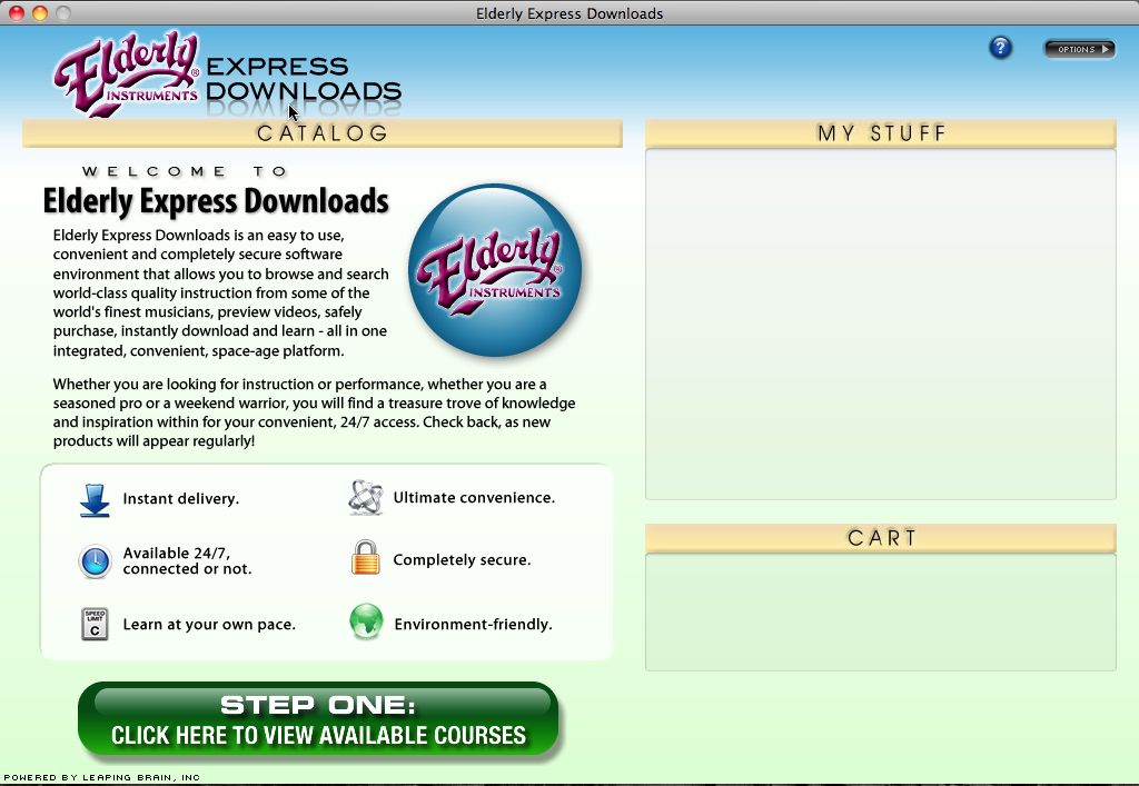 Elderly Express Downloads 1.5 : Main window