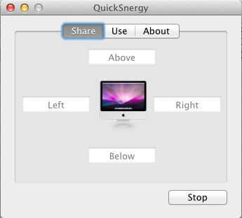 QuickSynergy 1.2 : Main window