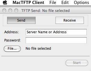 MacTFTP 1.2 : Main Window
