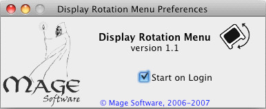 Display Rotation Menu 1.1 : Menu Preferences