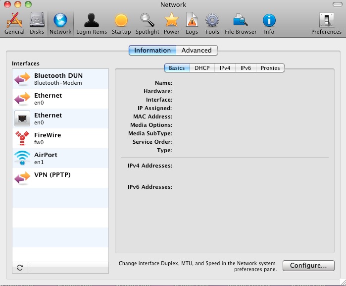 Mac Pilot 4.1 : Network