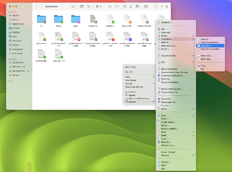 macSvn 2.0 : Main Window